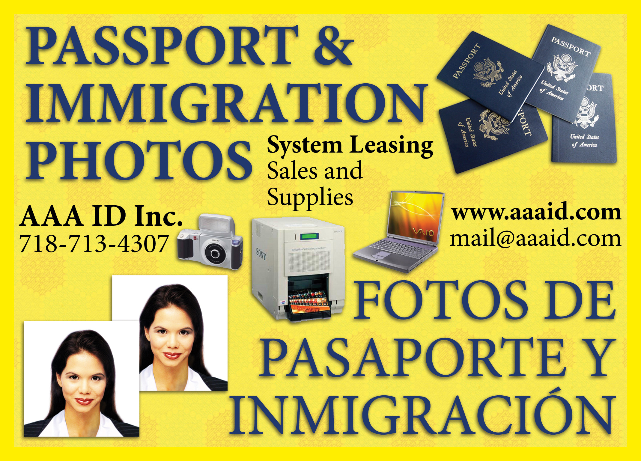 Passport & Immigration Photos